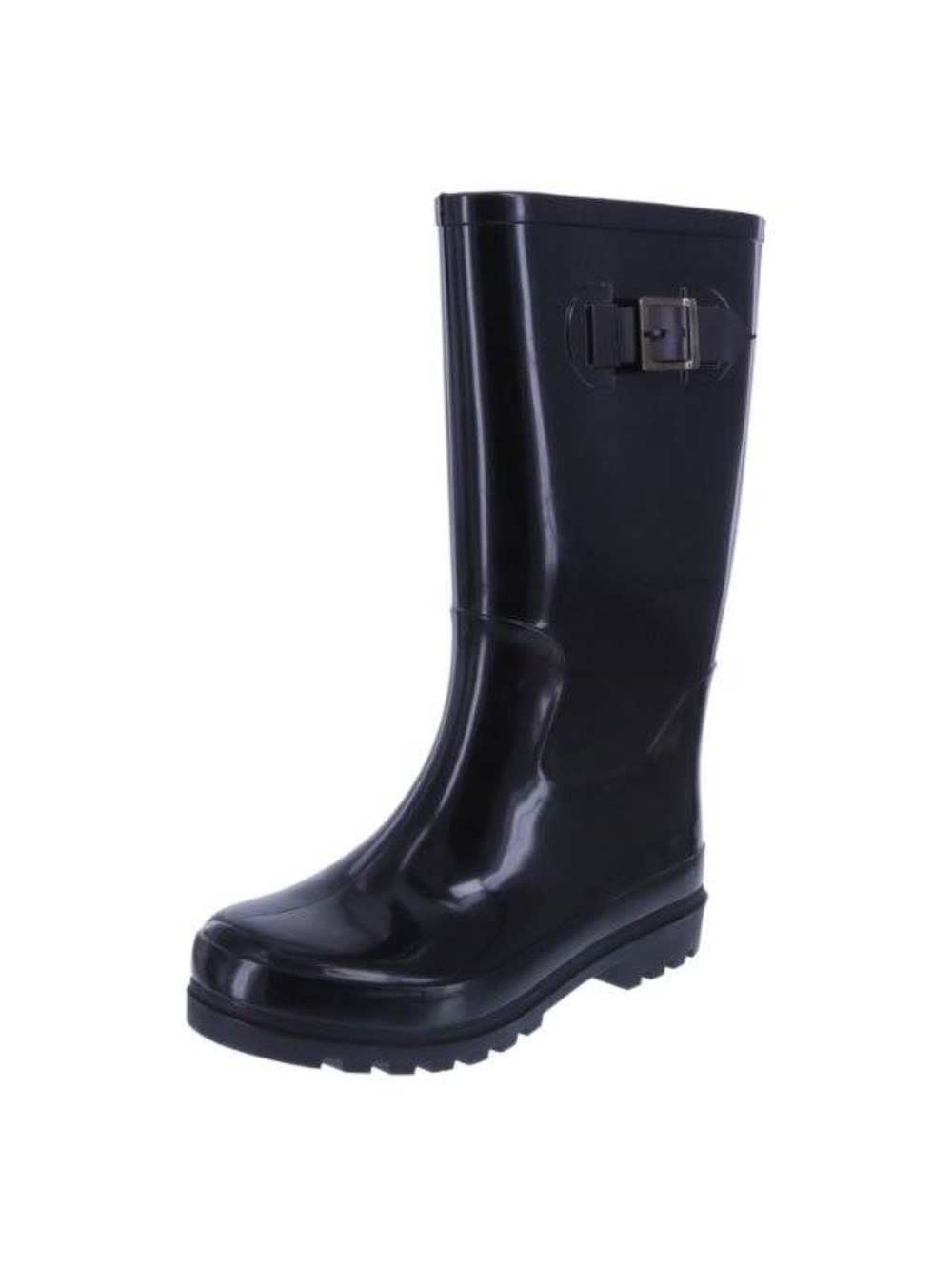 Womens Rain Boots 7 Rugged Outback Tsunami Black Slick Upper Tall Waterproof